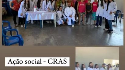 Alunos do curso de farmácia do Unitpac realizam ação social no Centro de Referência da Assistência Social (CRAS)