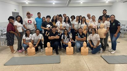 Funcionários do Unitpac recebem capacitação em primeiros socorros pela LATE - Liga Araguainense de Trauma em Enfermagem