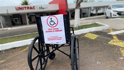 Iniciativa do UNITPAC e Rotary Clube de Araguaína promove ação ao dia Nacional da Pessoa com Deficiência Física