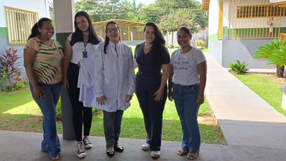 Ação de conscientização ao combate à dengue na Creche Boanice Botelho Kalil