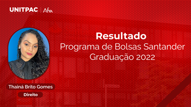 Resultado programa de bolsas Santander graduação 2022